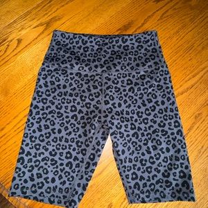 Athletic compression biker shorts